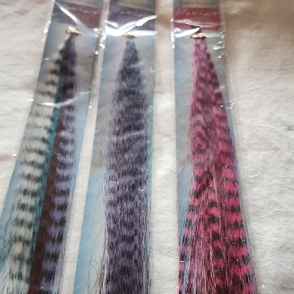 Colorful Feather Hair Extensions